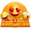 3D Beautiful Cute Glitter Smiley Face keyboard APK