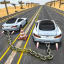 Chained Cars 3D: Impossible Tracks Stunt Drive against Ramp
