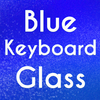 Blue Keyboard Glass