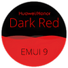 Dark Red EMUI 9 Theme Black and Red