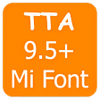 TTA MI Myanmar Font 9.5 to 12 APK