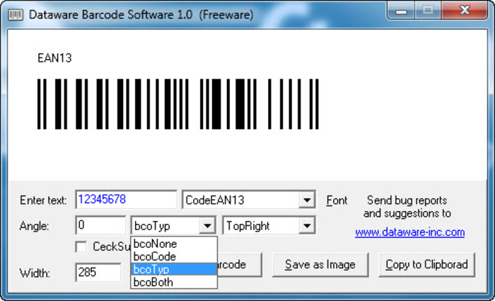 student id software barcode free download