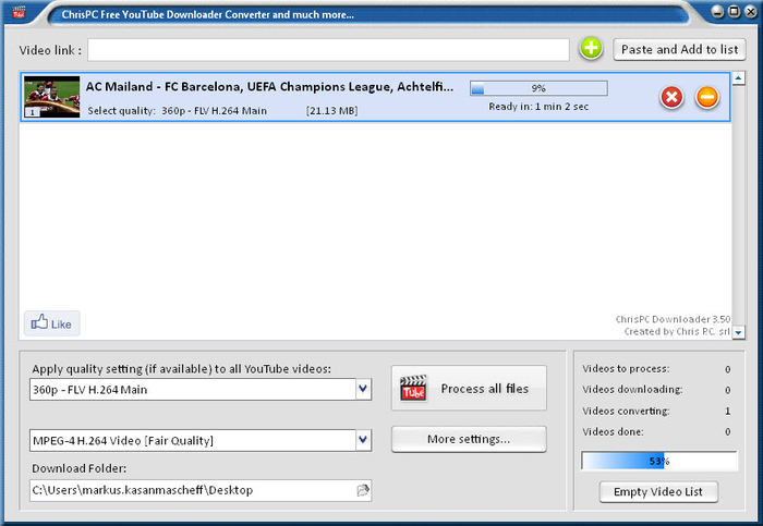 ChrisPC VideoTube Downloader Pro 14.23.1025 download the last version for windows