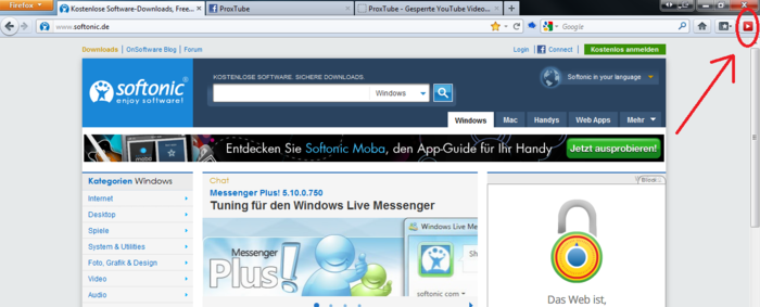 Proxtube Firefox