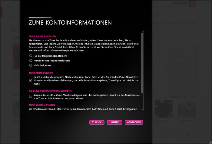 zune software for mac download