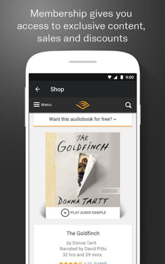 audiobooks from audible