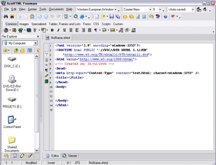 ace html editor free download