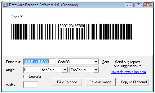 barcode x software