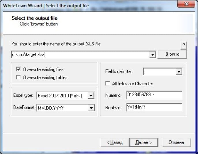 Advanced CSV Converter 7.40 for windows download