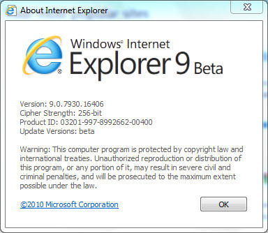internet explorer 9 64 bits