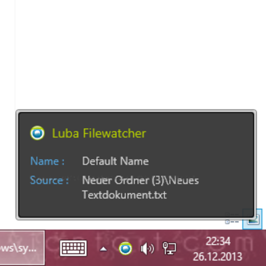 filewatcher watch for file type