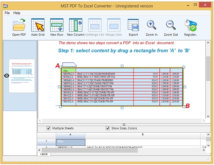 Pdf To Excel Converter Free Mac