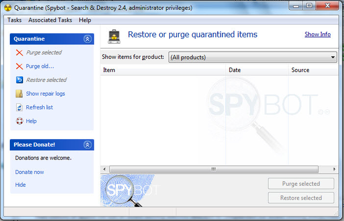 spybot search and destroy for windows 10