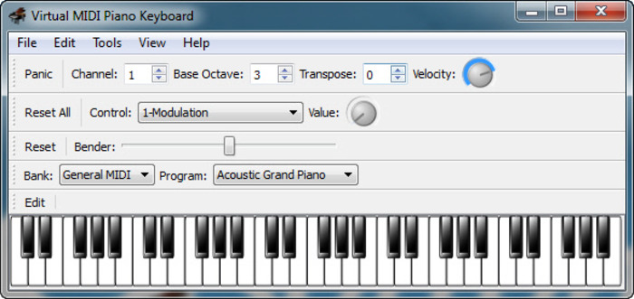 virtual midi piano keyboard windows