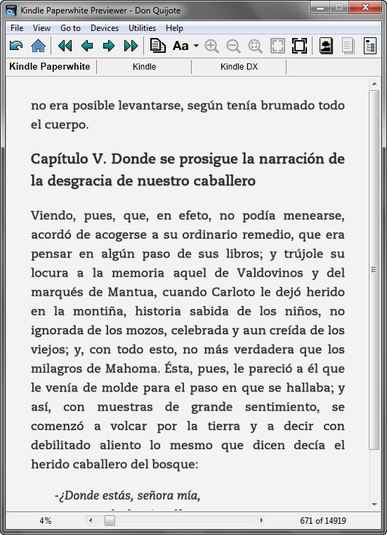 calibre kindle previewer
