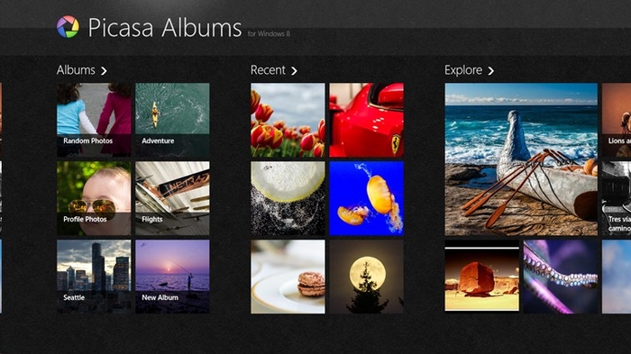 picasa photo viewer for windows 8