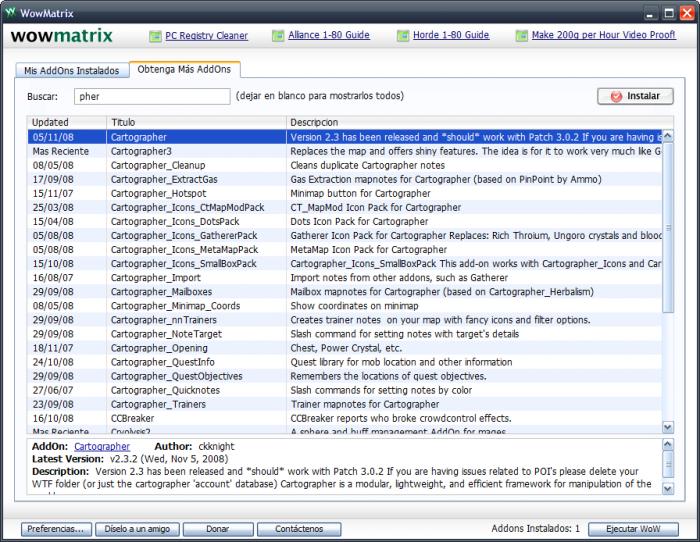 wowmatrix download for wow