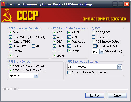 Codec pack 64 bit. Combined community codec Pack. CCCP codec Pack. СССР кодеки. Кодек пак 14.3.6.