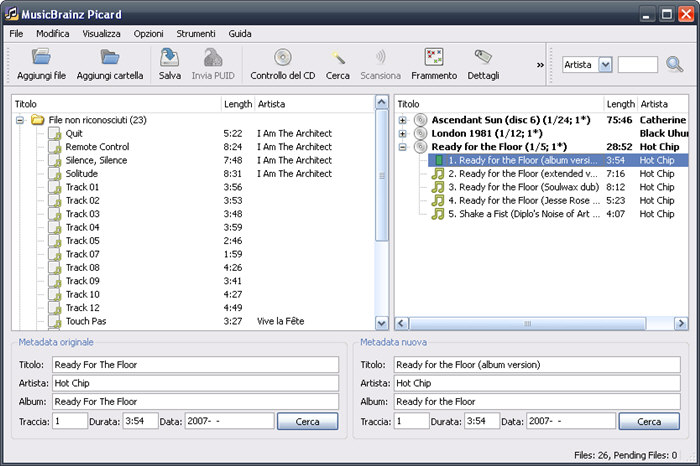 musicbrainz picard and itunes