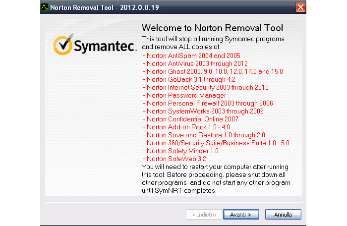 remove norton security scan removal tool