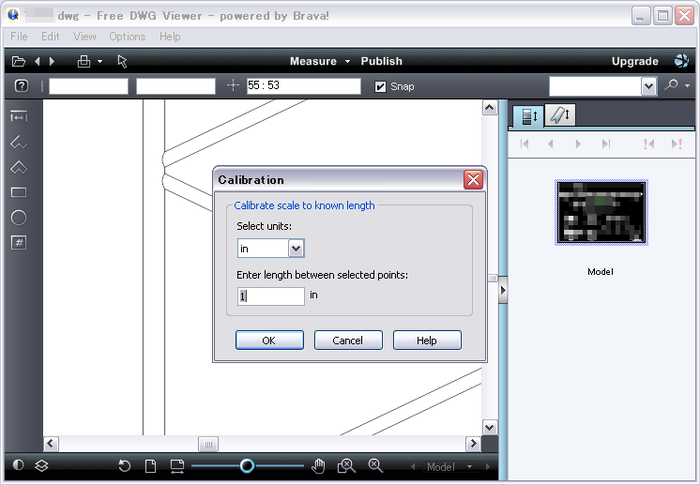 autocad viewer calibration