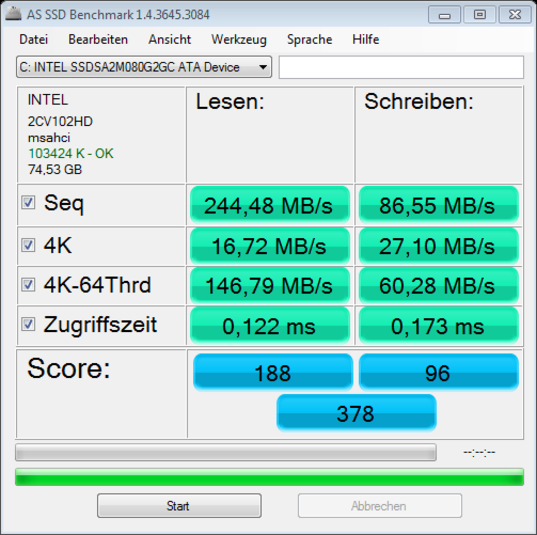 As ssd benchmark как пользоваться