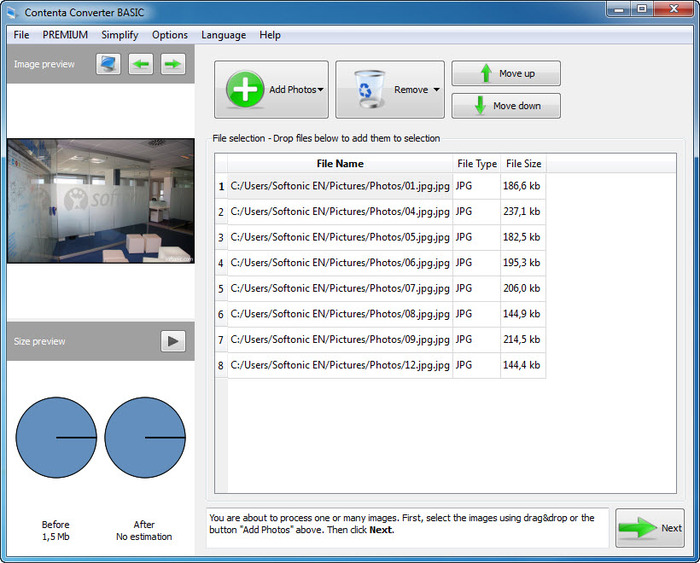 contenta converter pi2