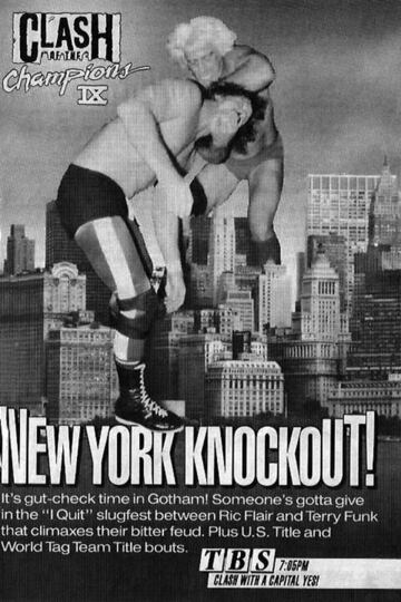 Poster of WCW Clash of The Champions IX: New York Knockout