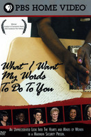 Poster of What I Want My Words to Do to You: Voices from Inside a Women's Maximum Security Prison