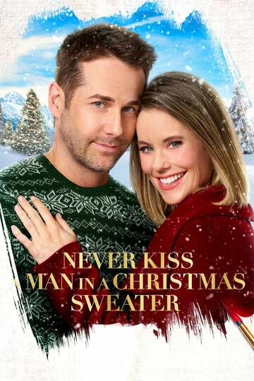 Poster of Never Kiss a Man in a Christmas Sweater