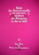 Poster of It Is Not the Homosexual Who Is Perverse, But the Society in Which He Lives